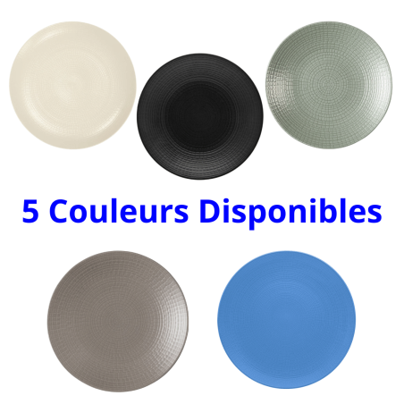 Assiette à pain MODULO NATURE - Pierre de Lave - 16 cm – Noir