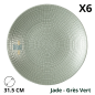 Assiette plate MODULO NATURE - Jade - 31.5 cm – Vert Assiette plate MODULO NATURE - Jade - 31.5 cm – Vert