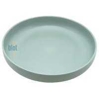 Assiette coupe MODULO NATURE - Jade - 22 cm – Vert - Vue du dessus