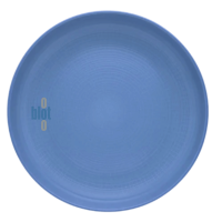 Assiette coupe MODULO NATURE - Bleu Galet - 22 cm – Bleu - Vue du dessus