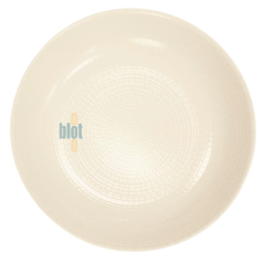 Assiette Calotte Creuse MODULO NATURE - Kaolin - 21 cm – Blanc - Vue de face simple