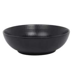 Coupe ronde MODULO NATURE - Pierre de lave - 17,7 cm – Noir - Vue simplifiée