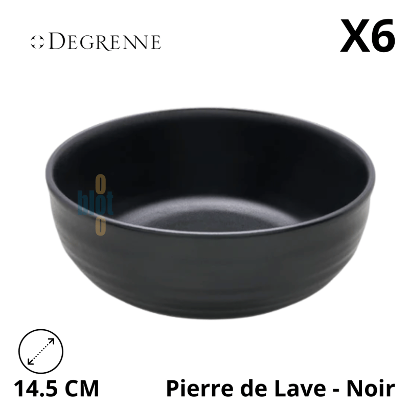 Bol MODULO NATURE - Pierre de lave - 24 cm – Noir Bol MODULO NATURE - Pierre de lave - 24 cm – Noir