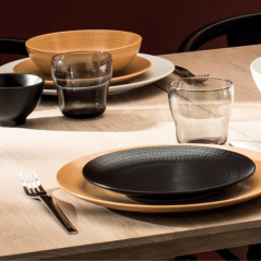 Coupelle MODULO NATURE - Pierre de lave - 10 cm – Noir