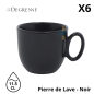 Tasse à café MODULO NATURE - Pierre de lave - 11,5 cl – Noir Tasse à café MODULO NATURE - Pierre de lave - 11,5 cl – Noir