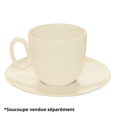 Tasse à café MODULO NATURE - Kaolin - 11,5 cl – Blanc