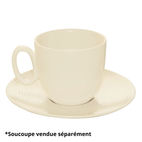 Tasse à café MODULO NATURE - Kaolin - 11,5 cl – Blanc