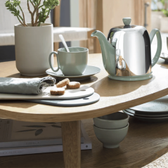 Soucoupe à café MODULO NATURE - Jade - 12,5 cm – Vert