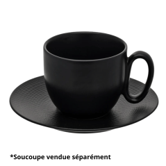 Tasse à thé MODULO NATURE - Pierre de lave - 25 cl – Noir