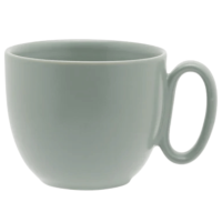 Tasse à thé Jade vert 25 cl isolée sans soucoupe