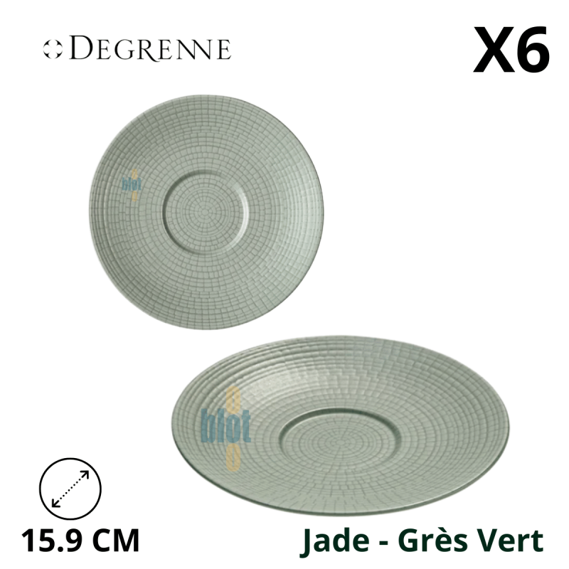 Soucoupe à thé MODULO NATURE - Jade - 15.9 cm – Vert Soucoupe à thé MODULO NATURE - Jade - 15.9 cm – Vert