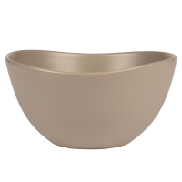 Wavy coupelle sable - brun - (14,5×14×7,5 cm) Vue de face zoomé