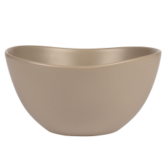 Wavy coupelle sable - brun - (14,5×14×7,5 cm) Vue de face zoomé