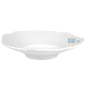 Assiette Organique Petit Bassin Blanche - Porcelaine - (22,5 cm)