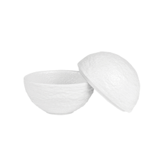 ⚪ Dressage créatif avec sphère en porcelaine blanche petit modèle