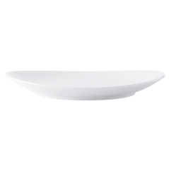 Assiette à Steak en Porcelaine Blanche - (29,5×26 cm)