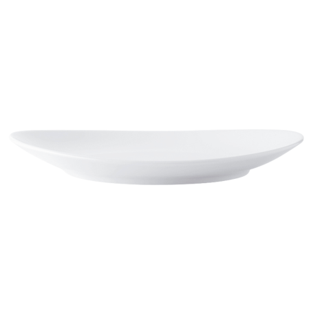 Assiette à Steak en Porcelaine Blanche - (29,5×26 cm)