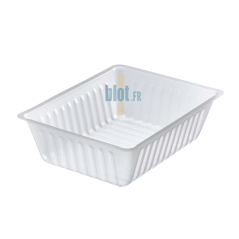 Lot (x250) - Barquette à frites / Charcutière plastique – (1000 ML)