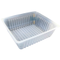 Lot (x250) - Barquette à frites / Charcutière plastique – (2000 ML)