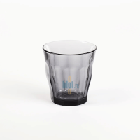 Verre Picardie gris fumé en présentation individuelle sur fond neutre.