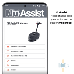 Autolaveuse Numatic - TTB1840NX‑R – (Batterie 36 V, 18 L)