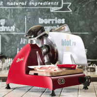 Trancheuse Berkel RL 250 en situation avec planche à charcuterie