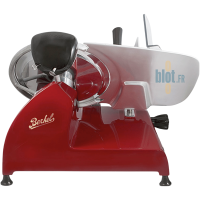 Trancheuse RL 300 Berkel vue de profil en rouge brillant