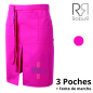 Tablier SONGE - Fuchsia - (59×98 cm) – Mixte, 3 poches & fente