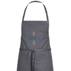 Tablier LOTI - Anthracite - (70×90 cm) – Mixte, 1 poche avant
