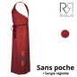 Tablier Prague Bordeaux – Unisexe, réglable, sans poche Tablier Prague Bordeaux – Unisexe, réglable, sans poche