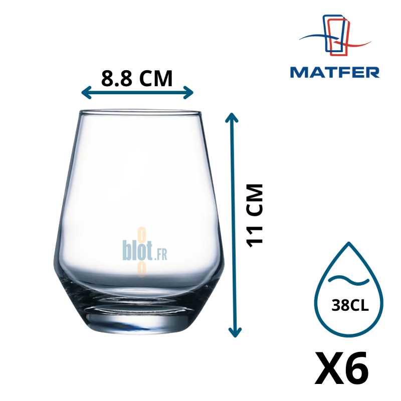 Gobelets Lima - (FH 38cl) – Lot de 6 Gobelets Lima - (FH 38cl) – Lot de 6