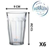 Verre Duralex Le Picardie 50 cl vu en détail