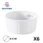 Ramequin INSITU - Porcelaine Blanche - (4 x Ø8.5 CM)