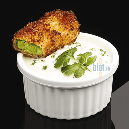 Ramequin Cannelé Blanc - (3.1 x Ø6.5 CM) / Lot de 12