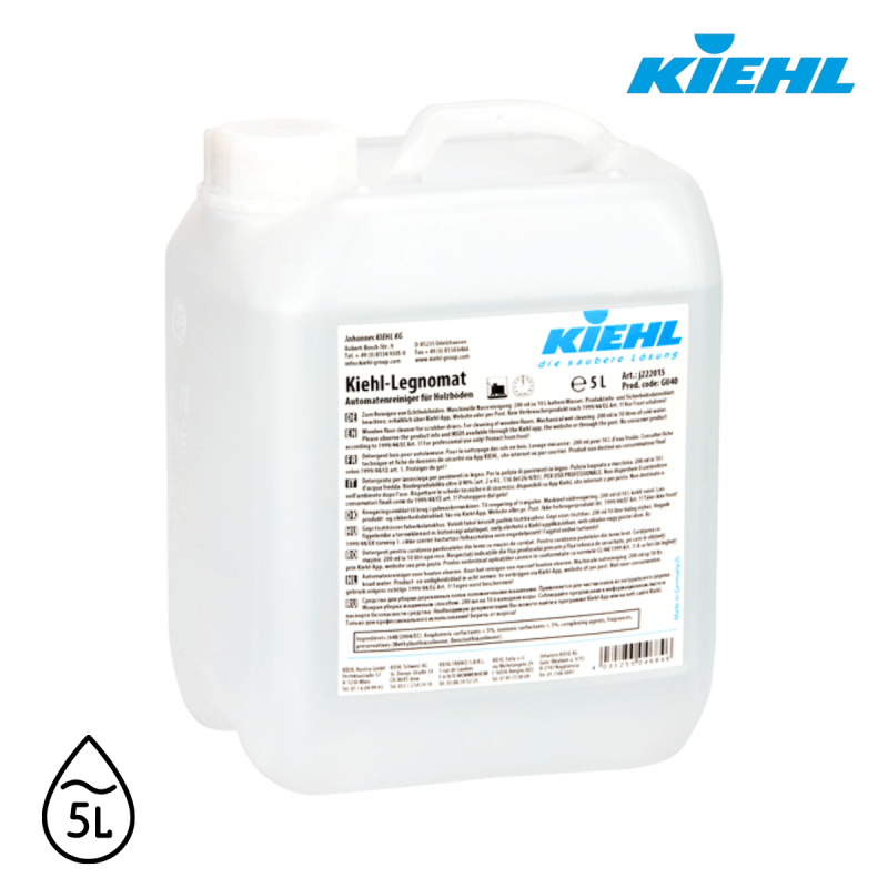 Kiehl-Legnomat (5L) – Détergent Neutre Autolaveuse pour Sols Bois Kiehl-Legnomat (5L) – Détergent Neutre Autolaveuse pour Sols Bois