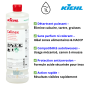 Calinex Concentré (1L) – Détartrant dégraissant surfaces - (Acide) - Vue principale et ses caractéristiques