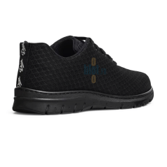 Chaussure mixte cuisine Calpe Noir Dian T46 montrée de dos avec renfort talon