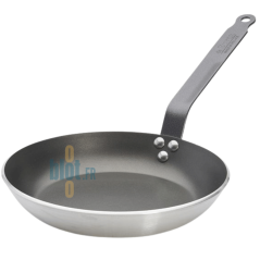 Poêle cuisine antiadhésive Lyonnaise CHOC De Buyer 20 cm vue avant trois quarts