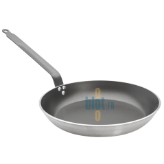 Poêle cuisine antiadhésive Lyonnaise CHOC De Buyer 36 cm vue avant trois quarts
