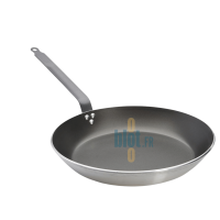 Poêle cuisine antiadhésive Lyonnaise CHOC De Buyer 40 cm vue avant trois quarts
