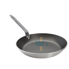 Poêle cuisine antiadhésive Lyonnaise CHOC De Buyer 40 cm vue avant trois quarts