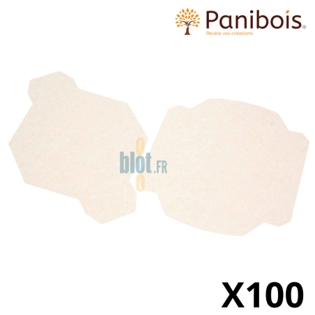 (X100) - Couvercle pour barquette en bois  Baron
