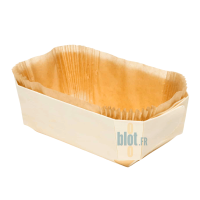 Moule de cuisson Duc Panibois 600 ml en bois naturel avec caissette plissée