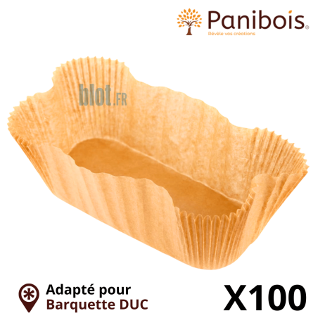 (X100) - Caissette cuisson pour barquette bois Duc