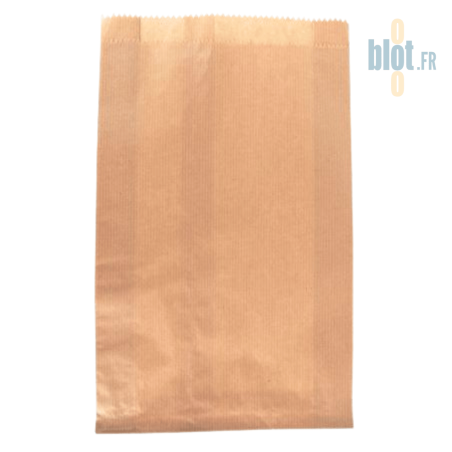 (X1000) - Sacs Croissants - (X8 Pièces) - Kraft Brun - (N°4 - Bonjour)