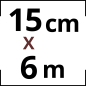 (X2 Rouleaux) - X25 Sacs Conservation sous vide Gaufré – (15x600 cm) (X2 Rouleaux) - X25 Sacs Conservation sous vide Gaufré – (15x600 cm)