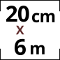 (X2 Rouleaux) - X25 Sacs Conservation sous vide Gaufré – (20x600 cm) (X2 Rouleaux) - X25 Sacs Conservation sous vide Gaufré – (20x600 cm)
