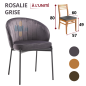 Chaise ROSALIE - Grise Chaise ROSALIE - Grise
