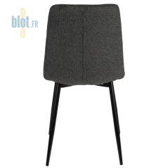 Chaise CARLA anthracite – vue arrière