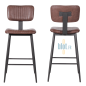 Tabouret VIRGINIA - Marron foncé Tabouret VIRGINIA - Marron foncé